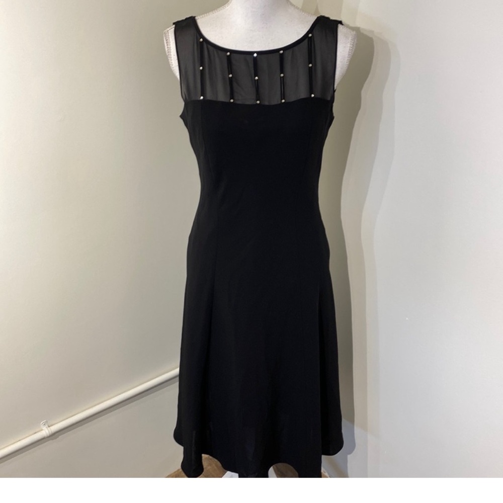 Elegant Black Sleeveless Dress Jones Wear NY